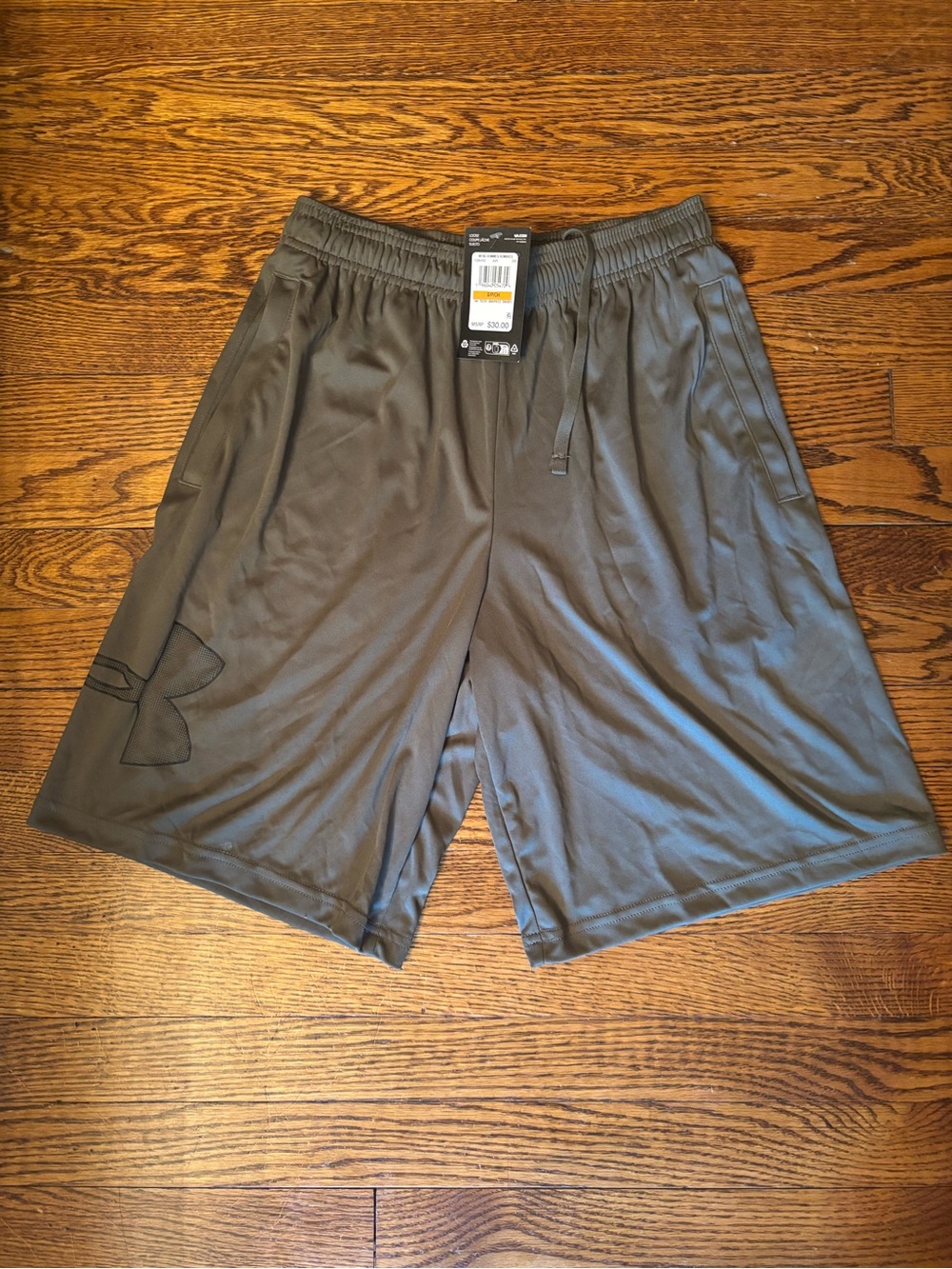 Under Armour Men’s Olive Green Athletic Shorts